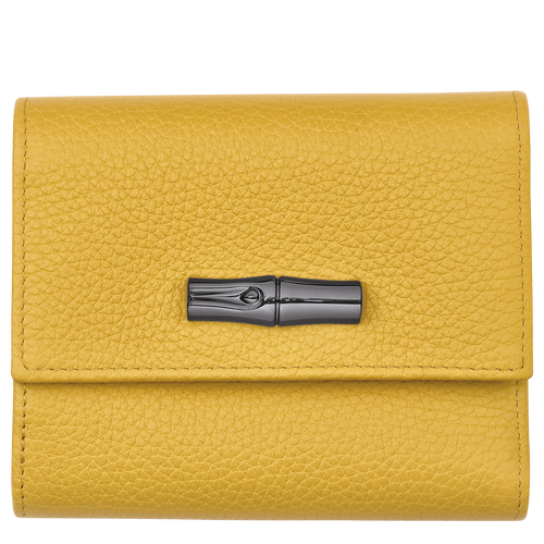 Roseau Essential Compact wallet, Yellow