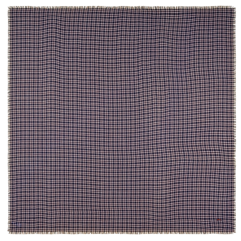 Portobello Scarf , Navy - Wool  - View 1 of  3