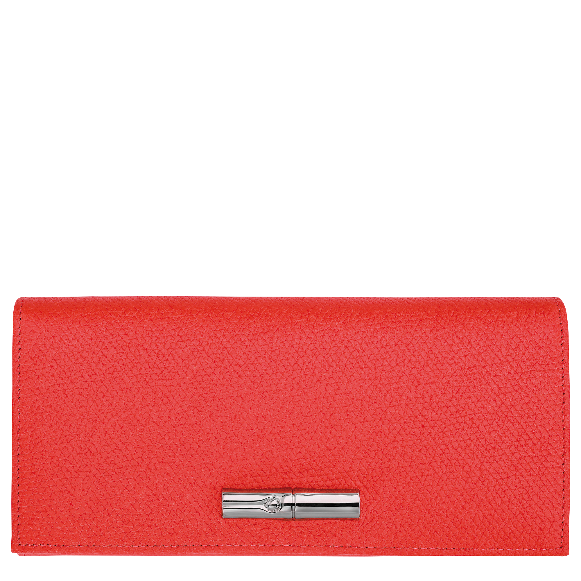 Le Roseau Langes klapbares Portmonaie, Zinnoberrot