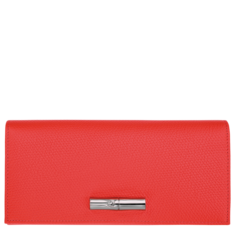 Le Roseau Long continental wallet , Vermilion - Leather  - View 1 of  3