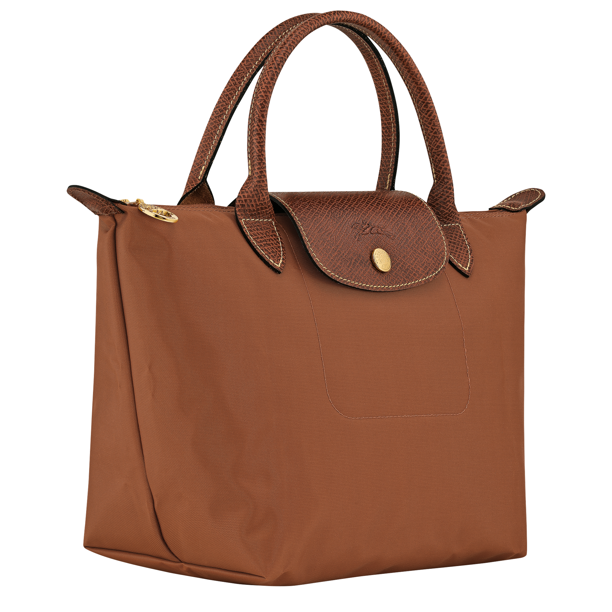 Le Pliage Original Sac &agrave; main S, Cognac