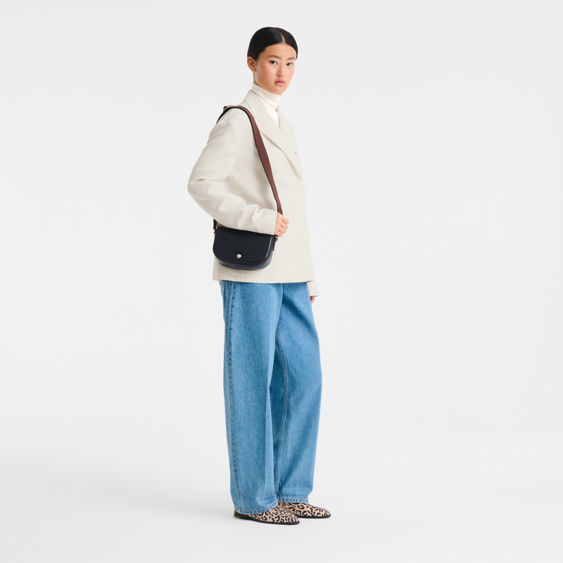 &Eacute;pure S Crossbody bag , Black - Leather  - View 2 of 7