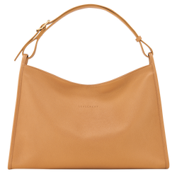Le Foulonné XL Shoulder bag , Walnut - Leather