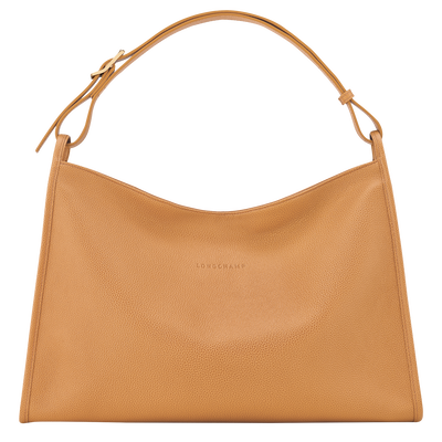 Sac porté épaule XL Le Foulonné , Cuir - Noix