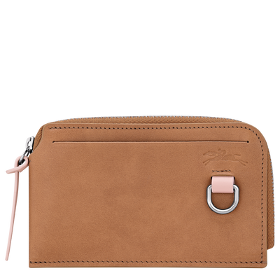 Longchamp Pocket Card holder, Natural