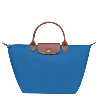 Le Pliage Original M Handbag Cobalt - Recycled canvas | Longchamp GB