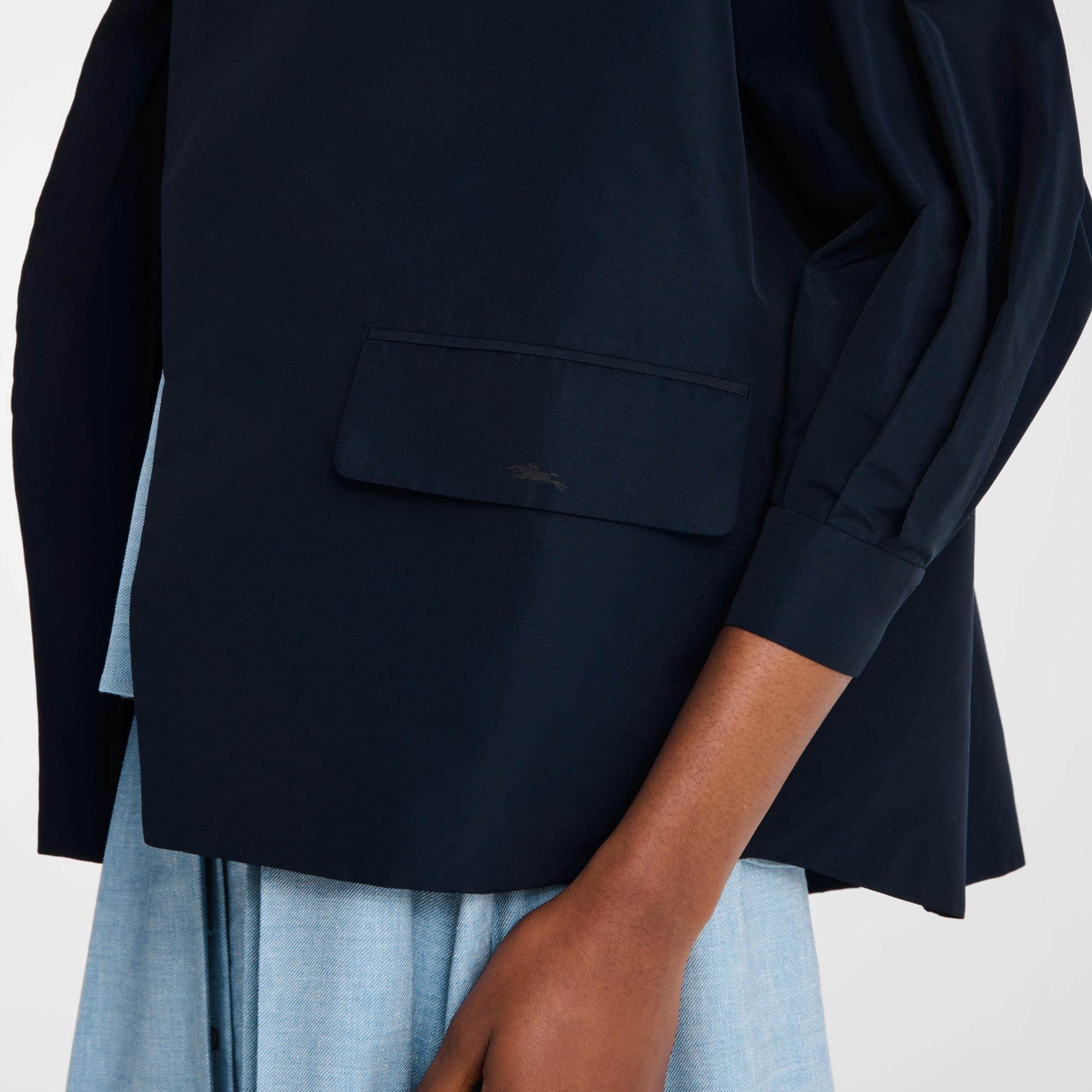 null Chaqueta de kimono, Azul Marino