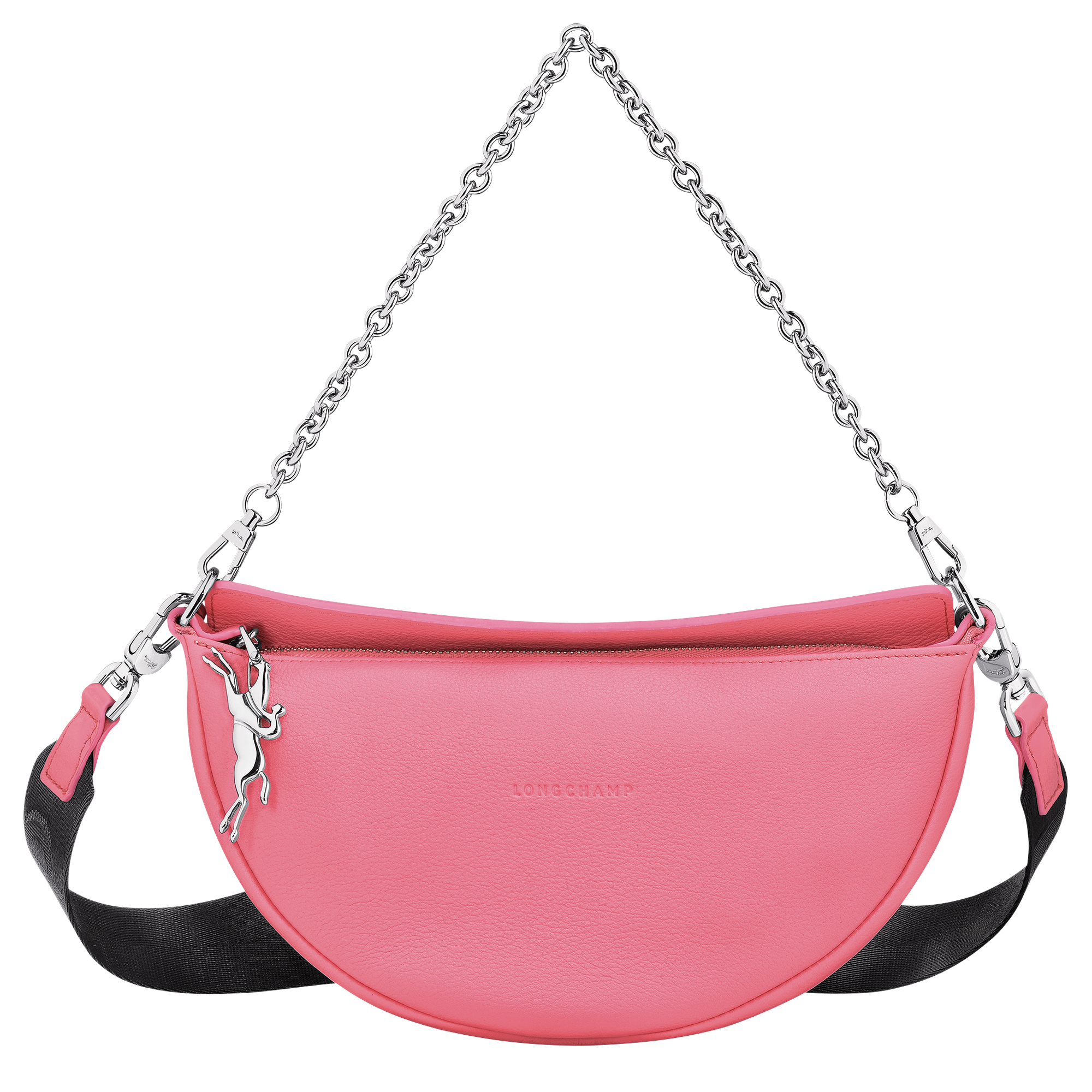 Materialisme etik Højde Smile S Crossbody bag Pink - Leather (10224HDS018) | Longchamp US