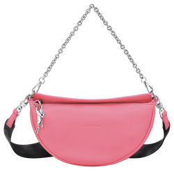 Smile S Crossbody bag , Pink - Leather