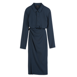 Dress , Dark Purple - Crepe