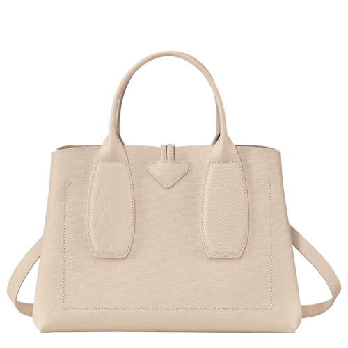 Roseau M Handbag , Paper - Leather - View 4 of  7