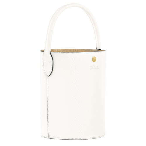 Épure S Bucket bag , White - Leather - View 3 of 5