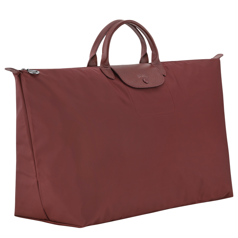 Le Pliage One M Travel bag , Burgundy - Canvas  - View 2 of  6