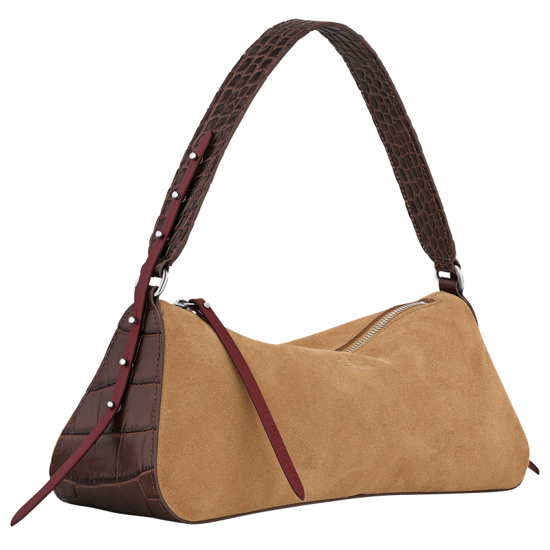 Re-Play Bolso de hombro S , Cuero - Caf&eacute;  - Vista 3 de 5