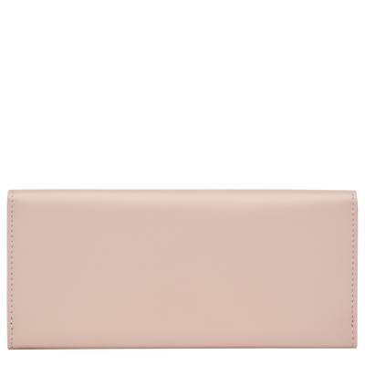 Portefeuille long &agrave; rabat Le Roseau , Cuir - P&eacute;tale