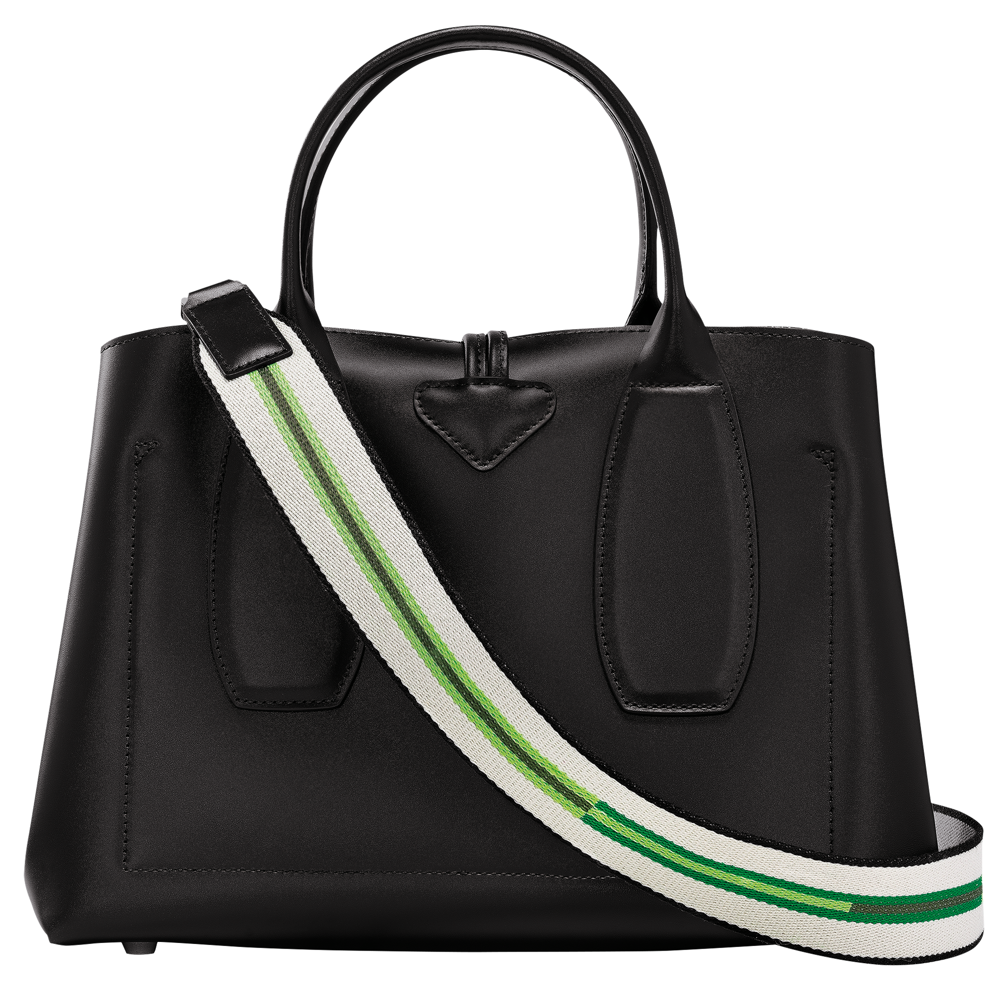 Roseau Bolso con asa superior M, Negro