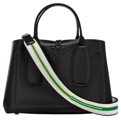 Roseau Bolso con asa superior M, Negro