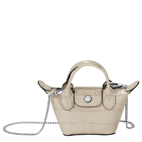 クロスボディバッグ Xs ル プリアージュ キュイール チョーク hvc337 ロンシャン Jp