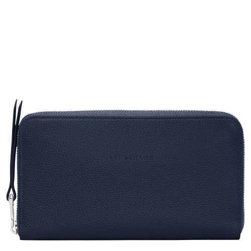 Cartera con cremallera, Azul oscuro - View 1 of 1 Cartera con cremallera, Azul oscuro, hi-res - View 1 of 1