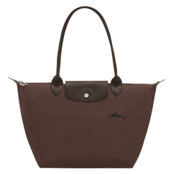 Le Pliage Green M Tote bag , Mocha - Recycled canvas