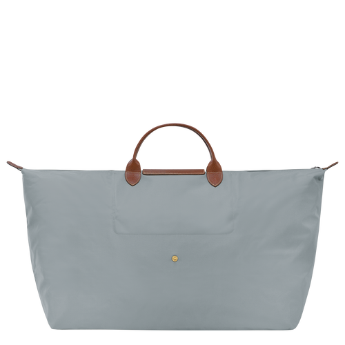 Le Pliage Original M Travel bag , Steel - Recycled canvas - View 4 of 7