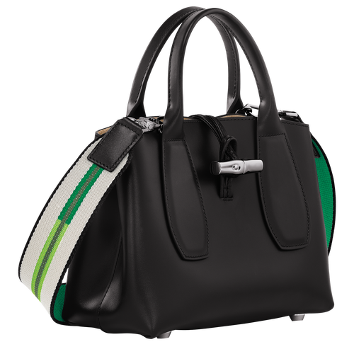 Roseau S Handbag , Black - Leather - View 3 of 7