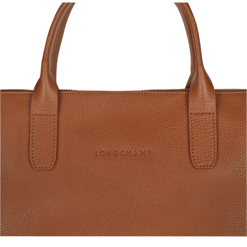 Le Foulonné S Briefcase , Caramel - Leather - View 6 of 6