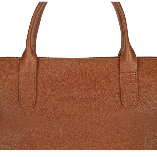 Le Foulonné S Briefcase , Caramel - Leather - View 6 of  6