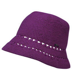 帽子 , 紫色 - 鉤織