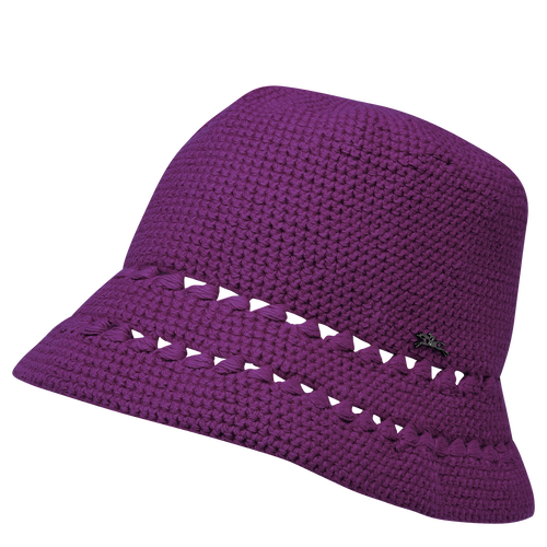 Chapeau , Crochet - Violette - Vue 1 de 2