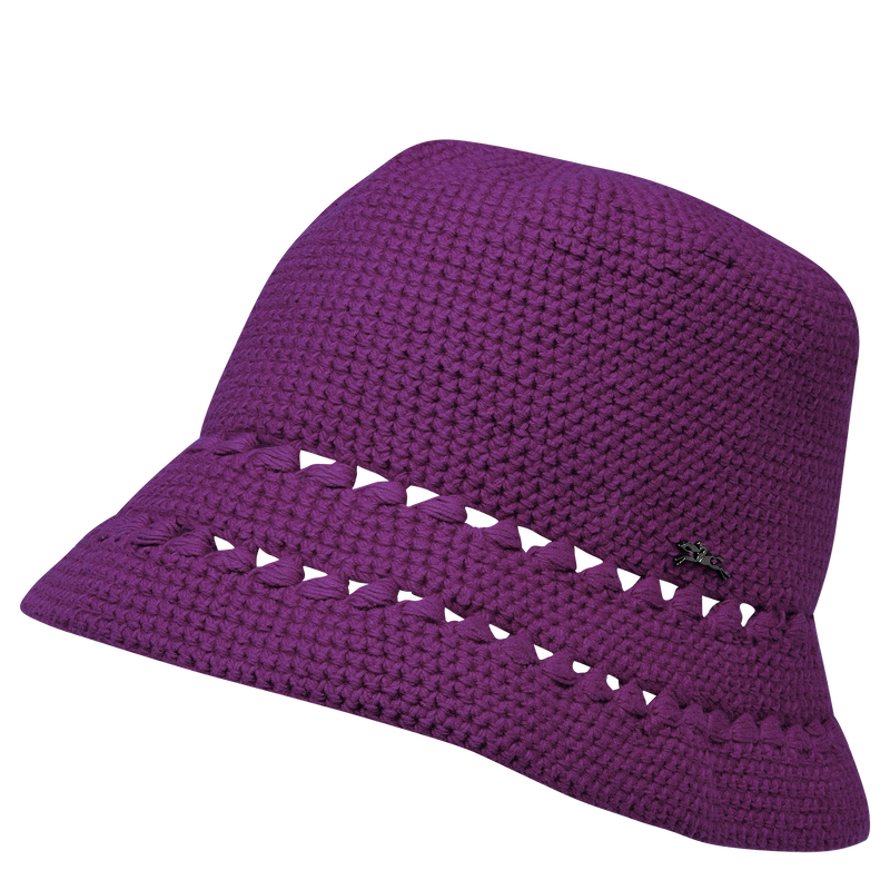 Chapeau , Crochet - Violette  - Vue 1 de 2