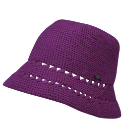帽子 , 紫色 - 鉤織