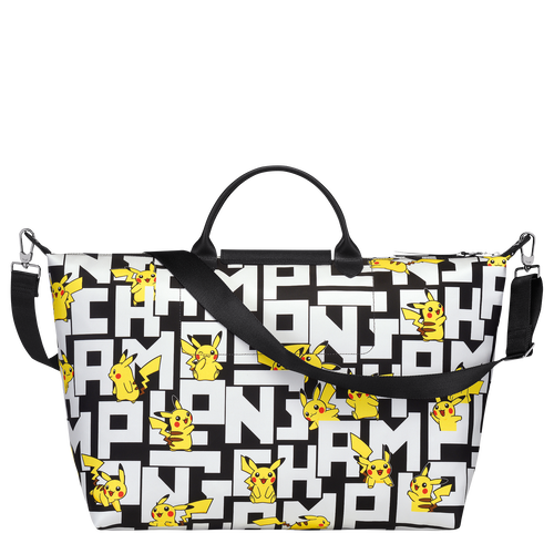 Travel bag L Longchamp x Pokémon Black/White (L1624HUT067) | Longchamp US