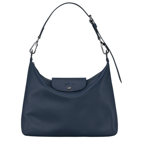 Le Pliage Xtra M Hobo bag Navy - Leather (10189987556)