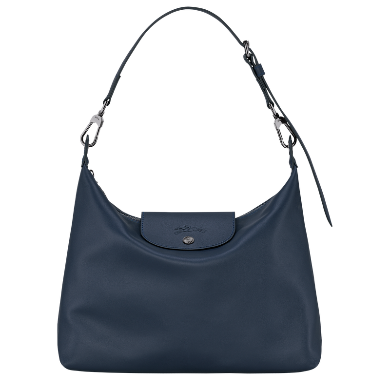 Le Pliage Xtra M Hobo bag , Navy - Leather  - View 1 of 6
