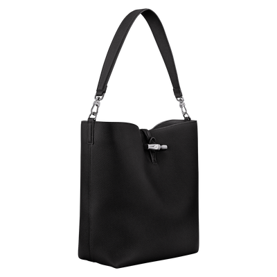 Le Roseau Borsa hobo M,  Nero