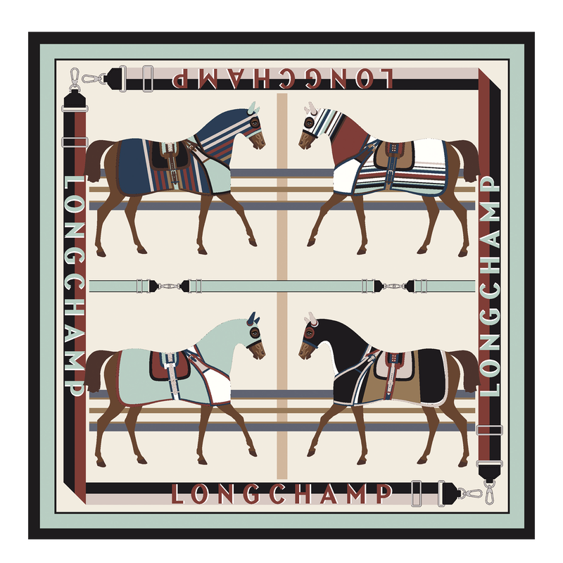 Longchamp silk scarf sale