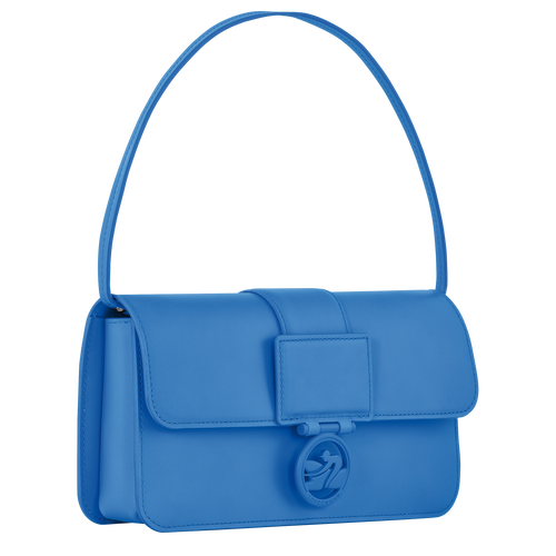 Box-Trot M Baguette bag , Cobalt - Leather - View 3 of  6