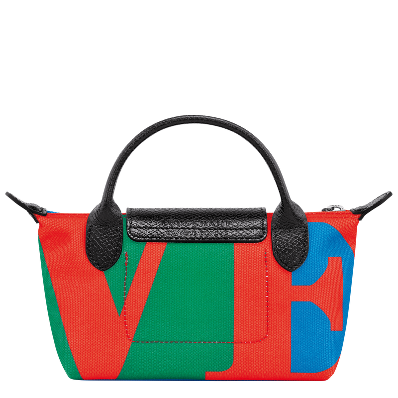Longchamp x Robert Indiana Pouch , Red - Canvas  - View 4 of  5