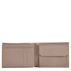 Le Foulonné Wallet , Turtledove - Leather