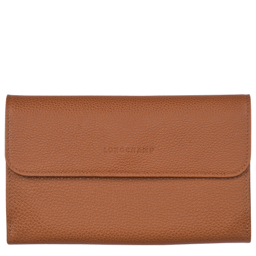 Long continental wallet Le Foulonné Caramel (L3524021F72) | Longchamp US Long continental wallet Le Foulonné Caramel (L3524021F72) | Longchamp US