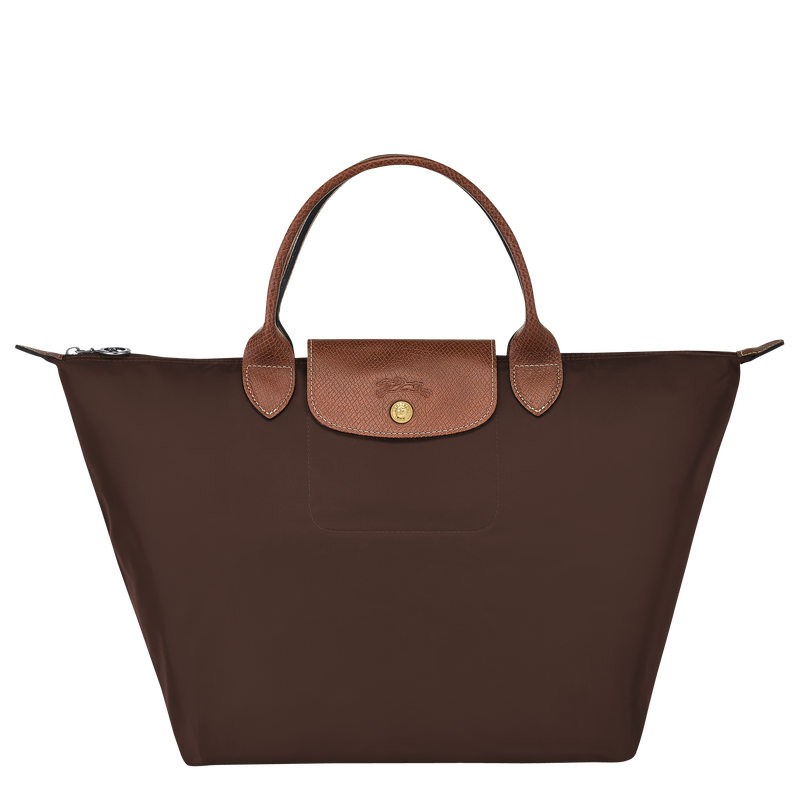 Le Pliage Original M Handbag , Ebony - Recycled canvas  - View 1 of  5