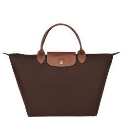 Le Pliage Original M Handbag , Ebony - Recycled canvas