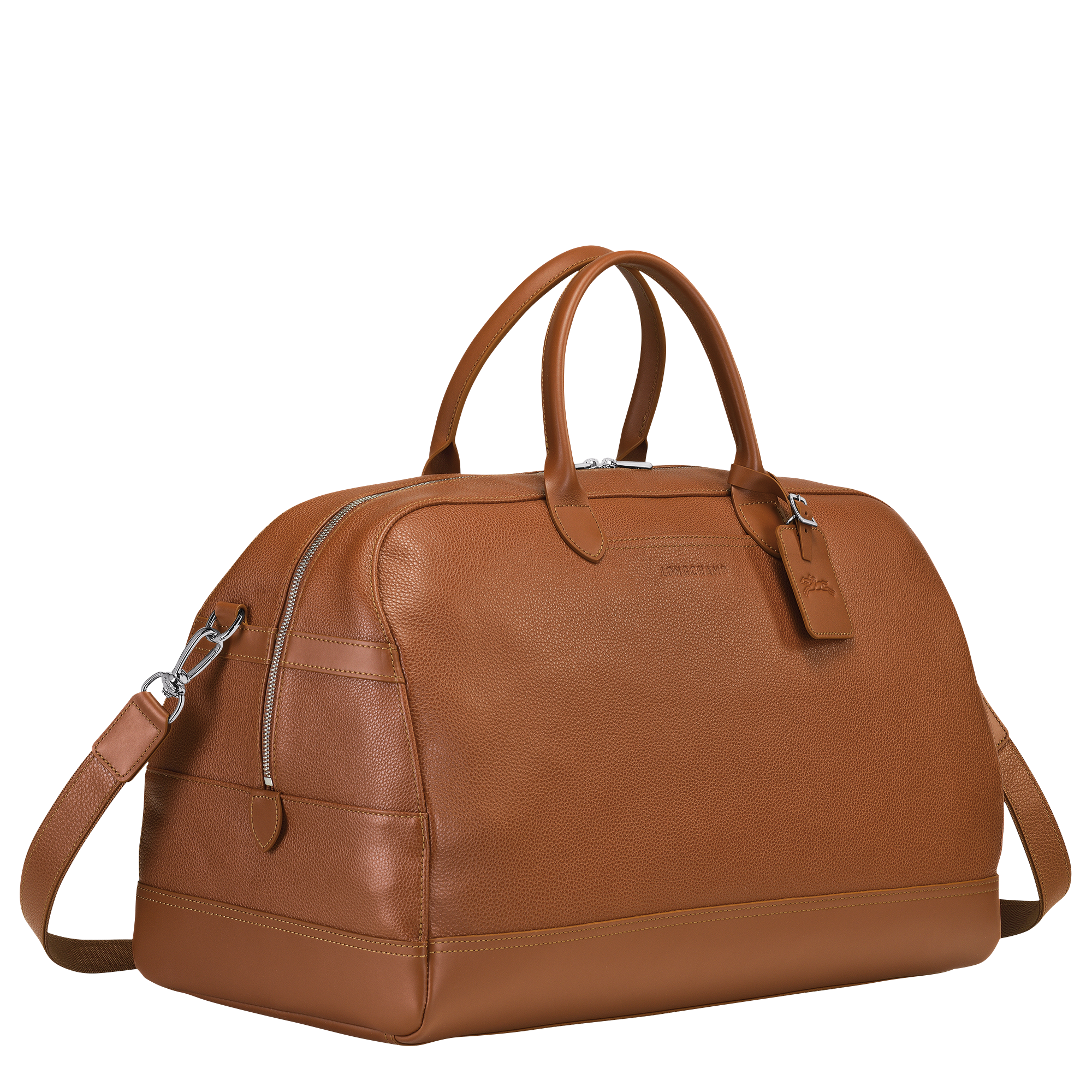 Le Foulonné Travel bag M, Caramel