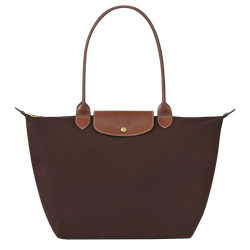 Le Pliage Original Bolso de hombro L , Lona reciclada - Ebano