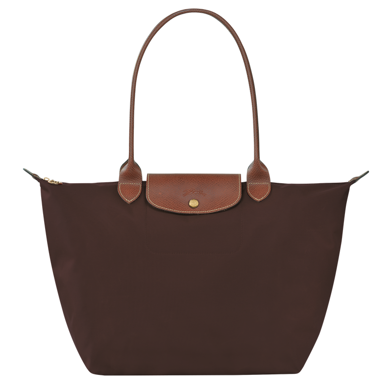 Le Pliage Original L Tote bag , Ebony - Recycled canvas  - View 1 of  5