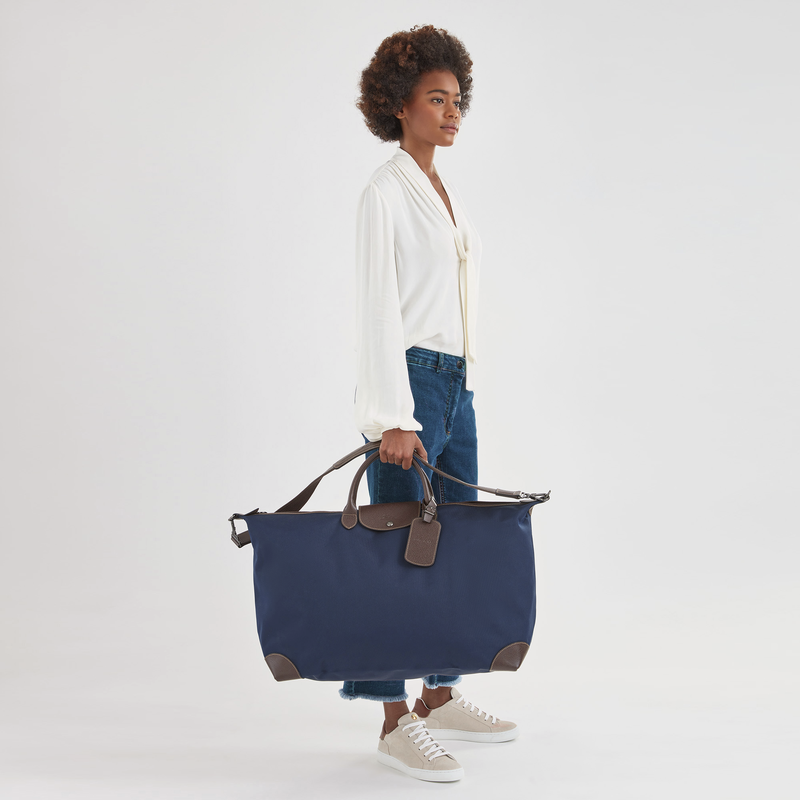 Boxford M Travel bag , Blue - Recycled canvas  - View 2 of  6