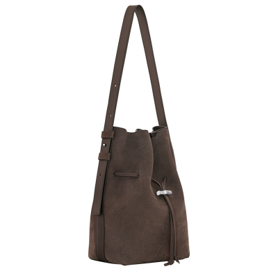 Le Roseau S Shoulder bag , Mocha - Leather