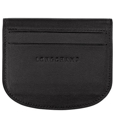 Le Pliage Xtra Tarjetero , Cuero - Negro
