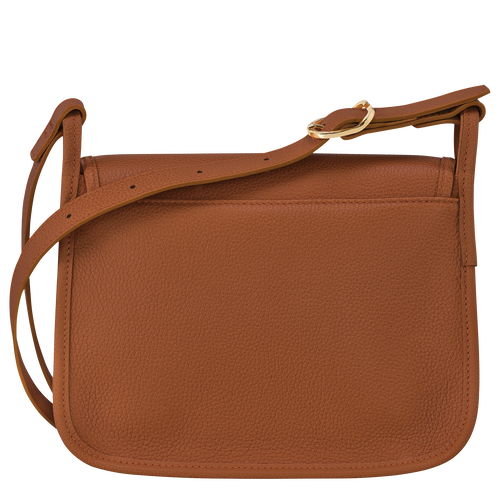 Le Foulonné S Crossbody bag , Caramel - Leather - View 4 of  5